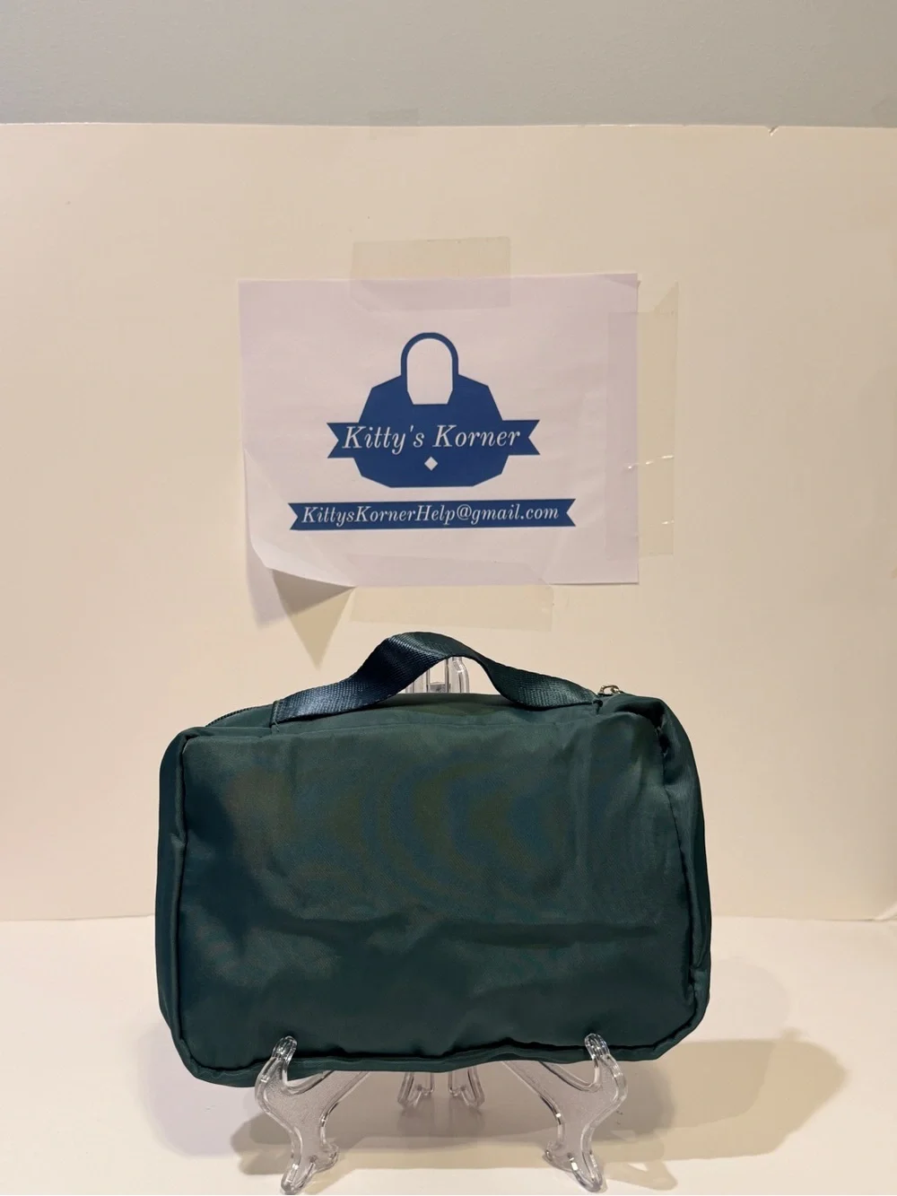 NWT Sinaliy Green Travel/Laptop Backpack with Travel Pouch